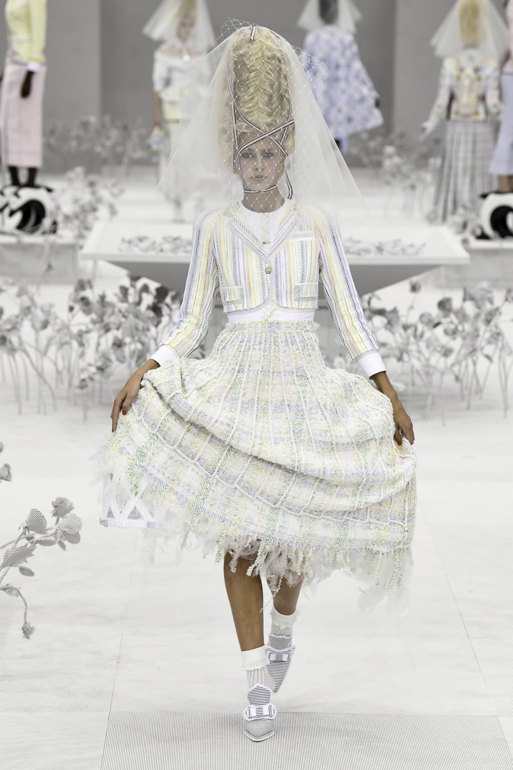 Fashion Week Paris Spring/Summer 2020 look 25 from the Thom Browne collection 女装