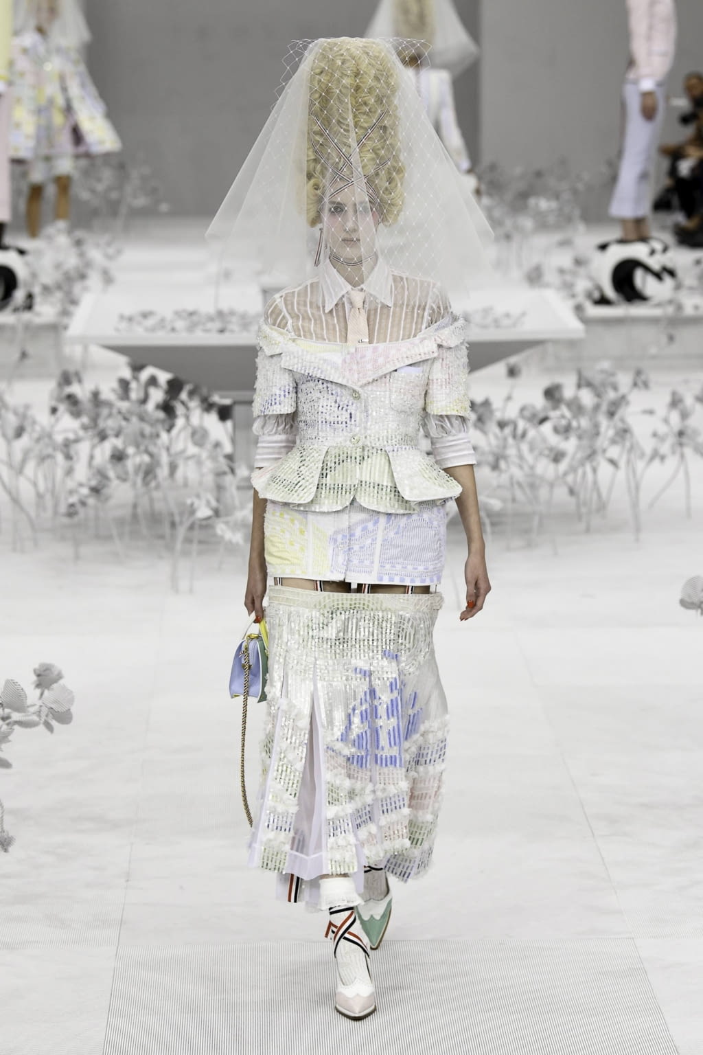Fashion Week Paris Spring/Summer 2020 look 26 from the Thom Browne collection womenswear