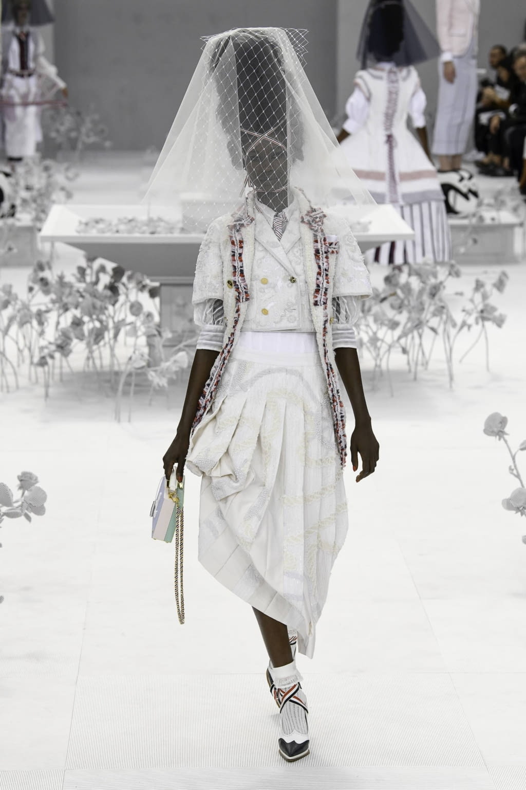 Fashion Week Paris Spring/Summer 2020 look 33 from the Thom Browne collection womenswear