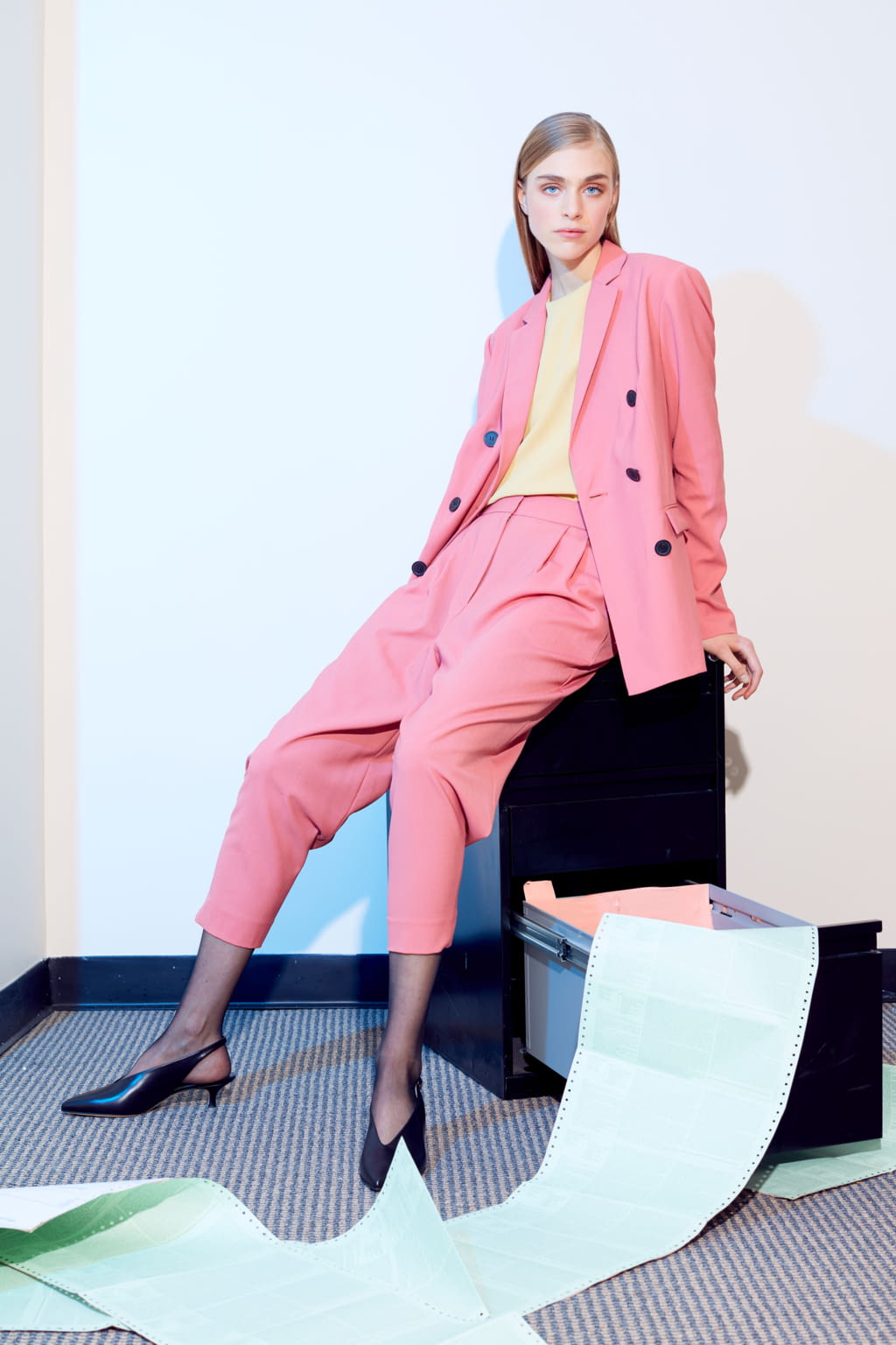 Fashion Week New York Pre-Fall 2017 look 9 from the Tibi collection 女装