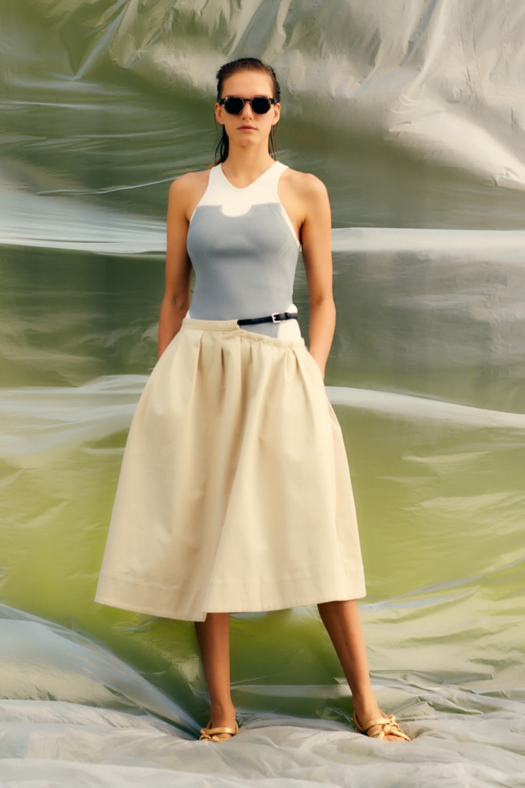 Fashion Week New York Spring/Summer 2021 look 4 from the Tibi collection womenswear