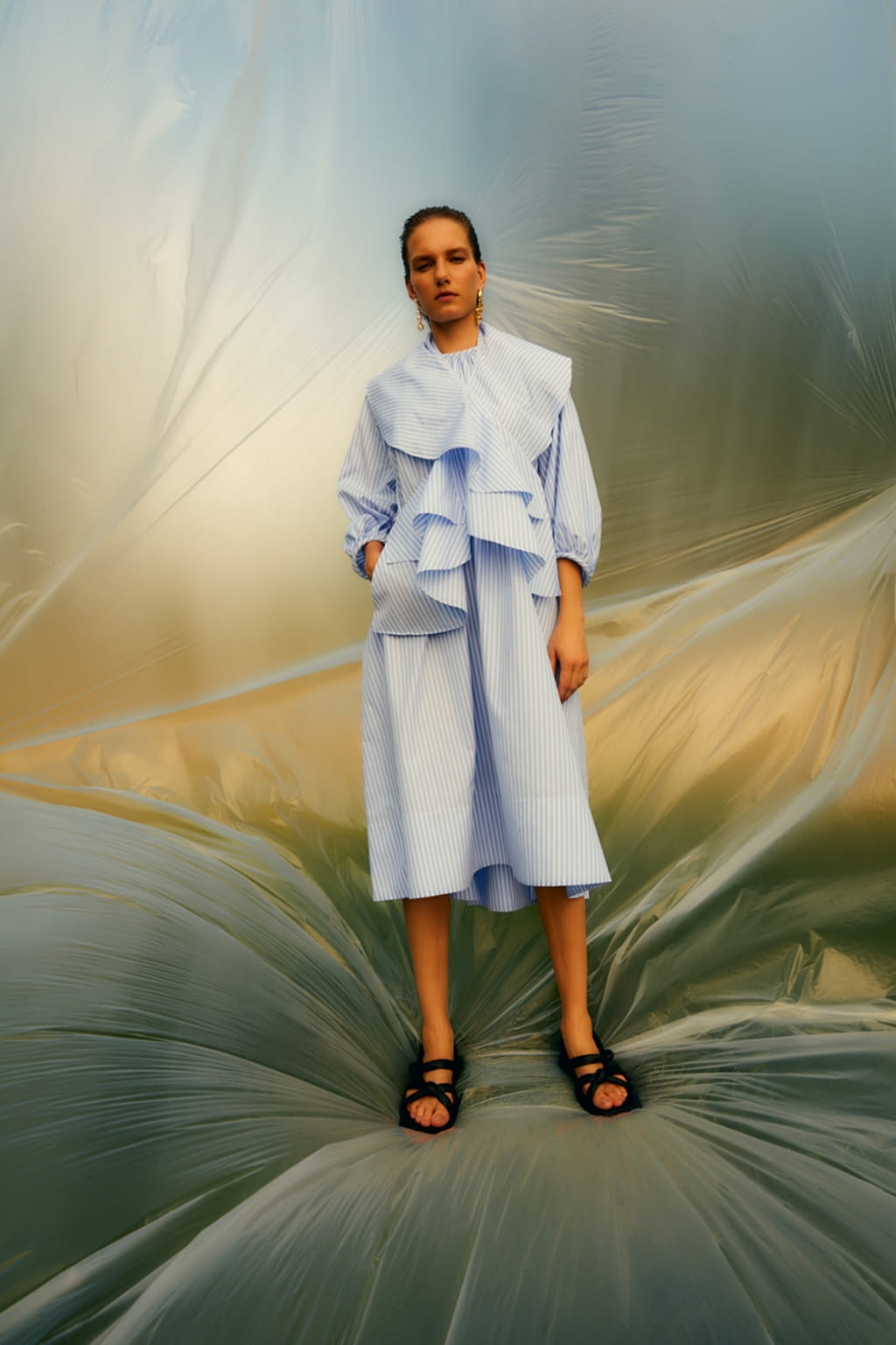 Fashion Week New York Spring/Summer 2021 look 28 from the Tibi collection womenswear