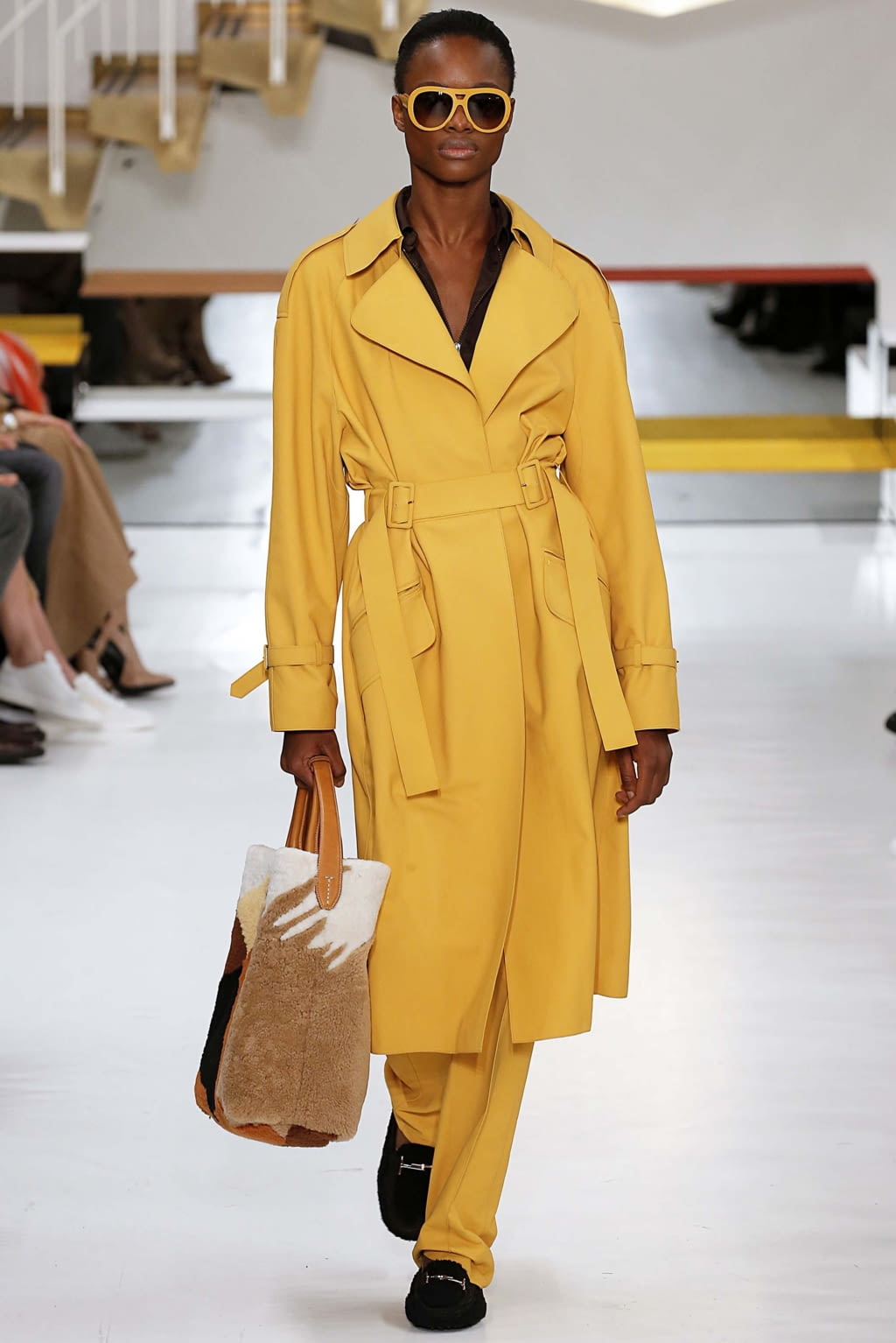Fashion Week Milan Fall/Winter 2018 look 5 from the Tod's collection womenswear