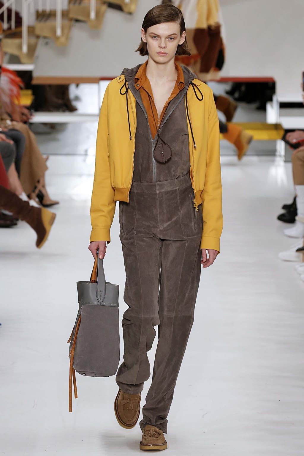 Fashion Week Milan Fall/Winter 2018 look 7 from the Tod's collection womenswear