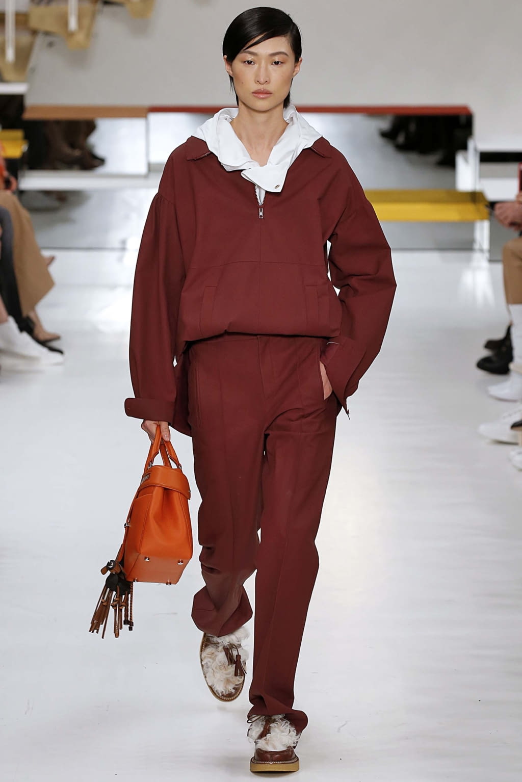 Fashion Week Milan Fall/Winter 2018 look 10 from the Tod's collection womenswear