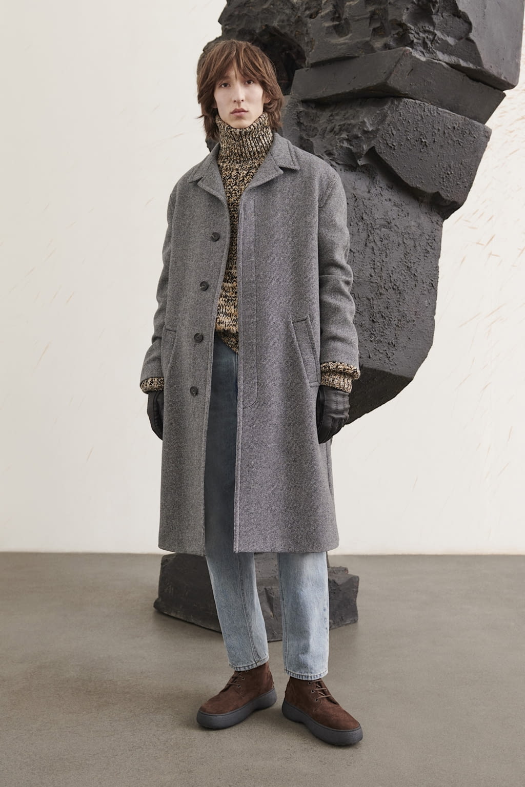 Fashion Week Milan Fall/Winter 2022 look 14 from the Tod's collection 男装