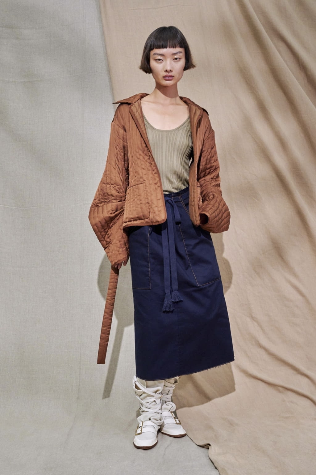 Fashion Week Milan Spring/Summer 2021 look 32 from the Tod's collection 女装