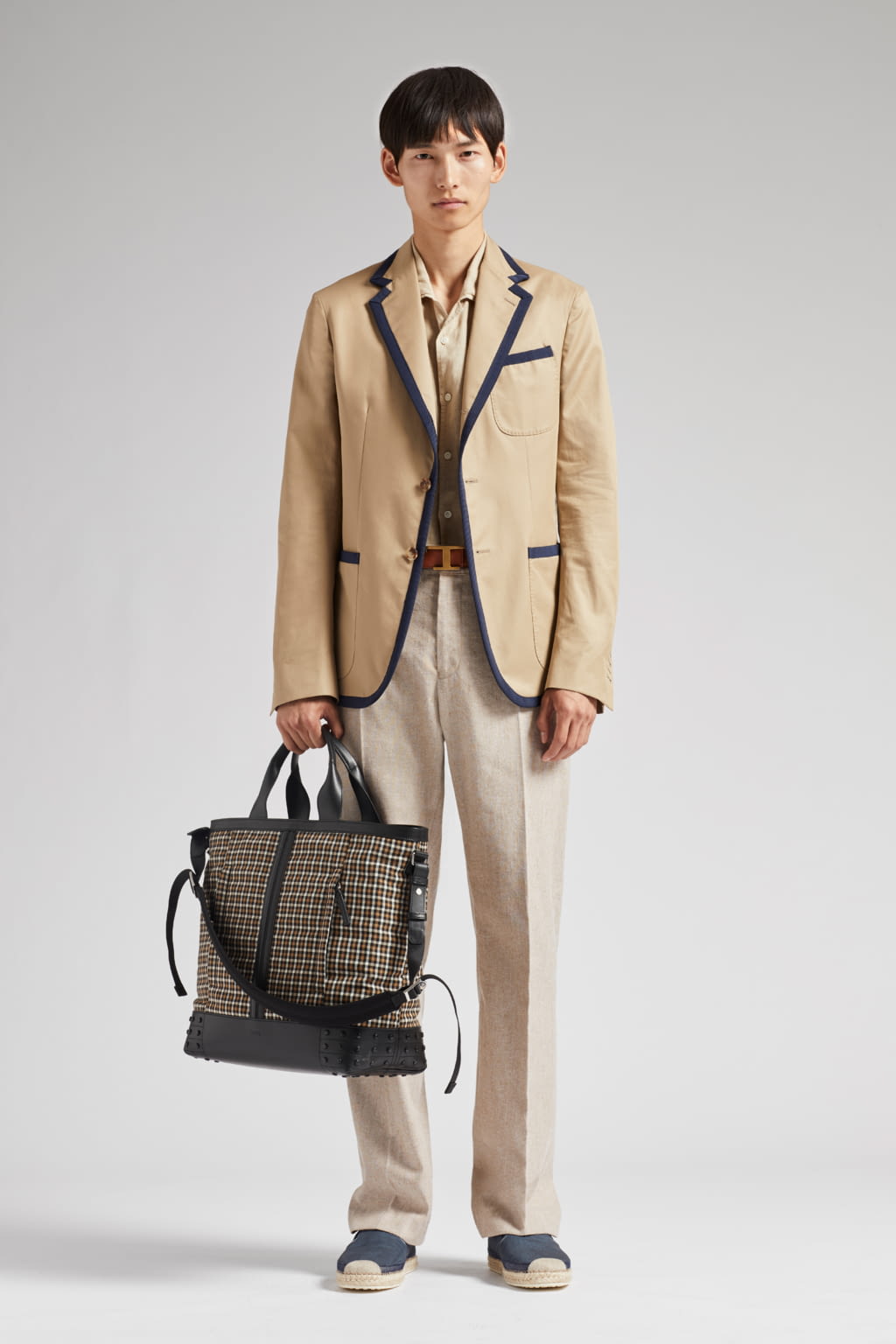 Fashion Week Milan Spring/Summer 2020 look 13 from the Tod's collection 男装