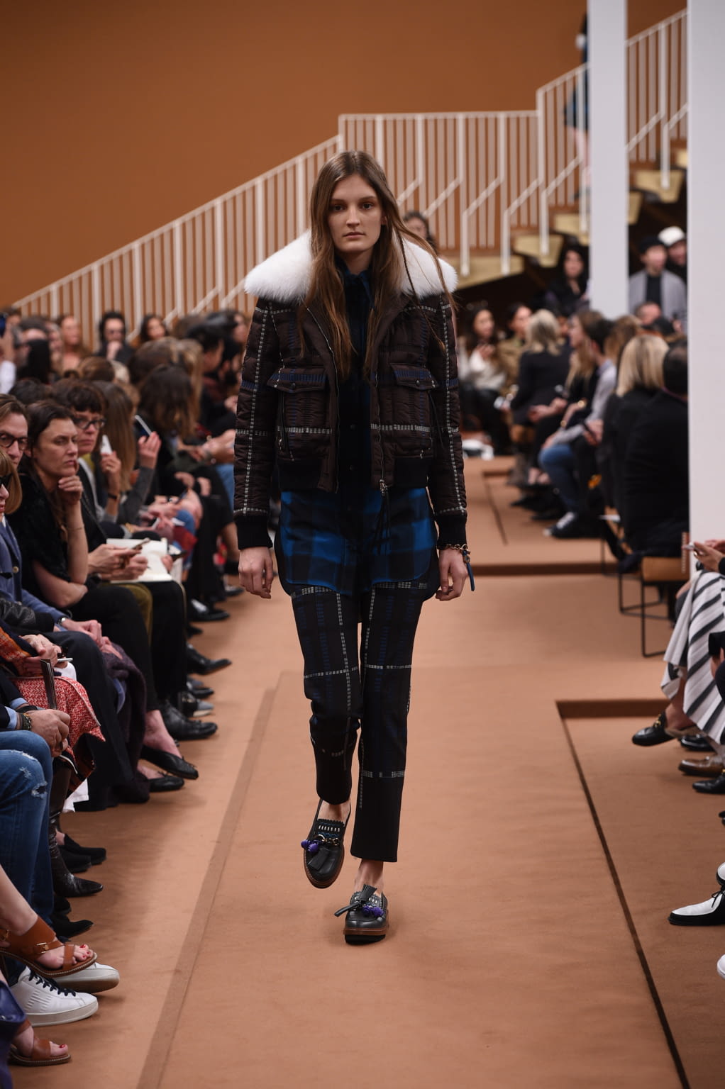 Fashion Week Milan Fall/Winter 2016 look 12 from the Tod's collection womenswear