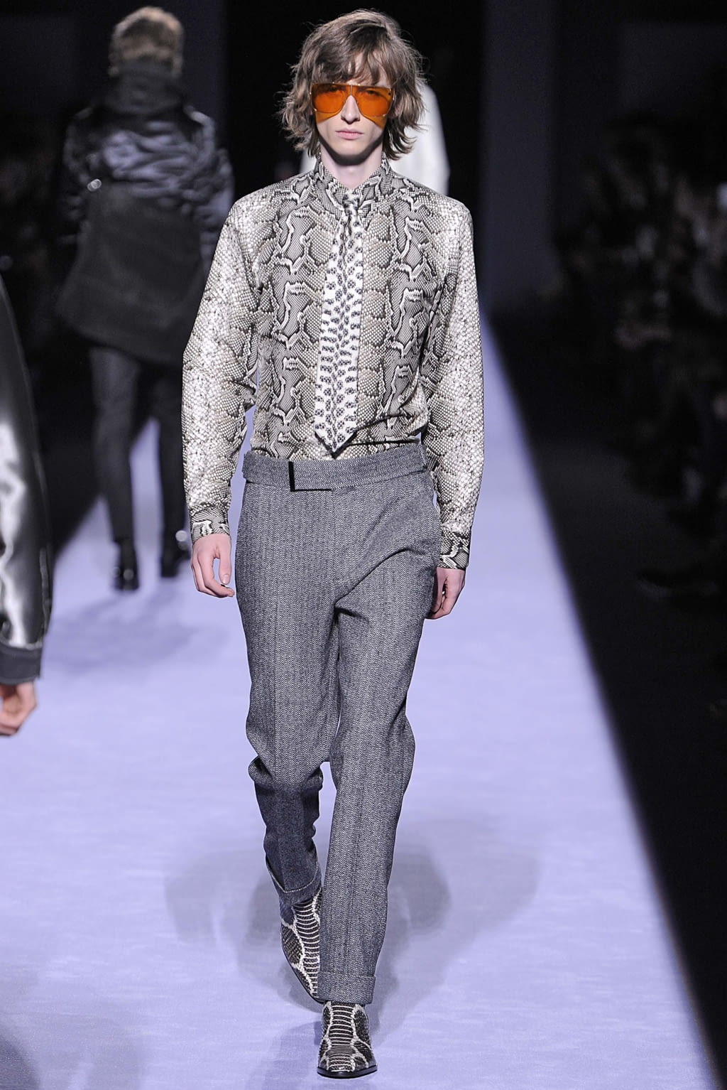 Fashion Week New York Fall/Winter 2018 look 13 from the Tom Ford collection 男装