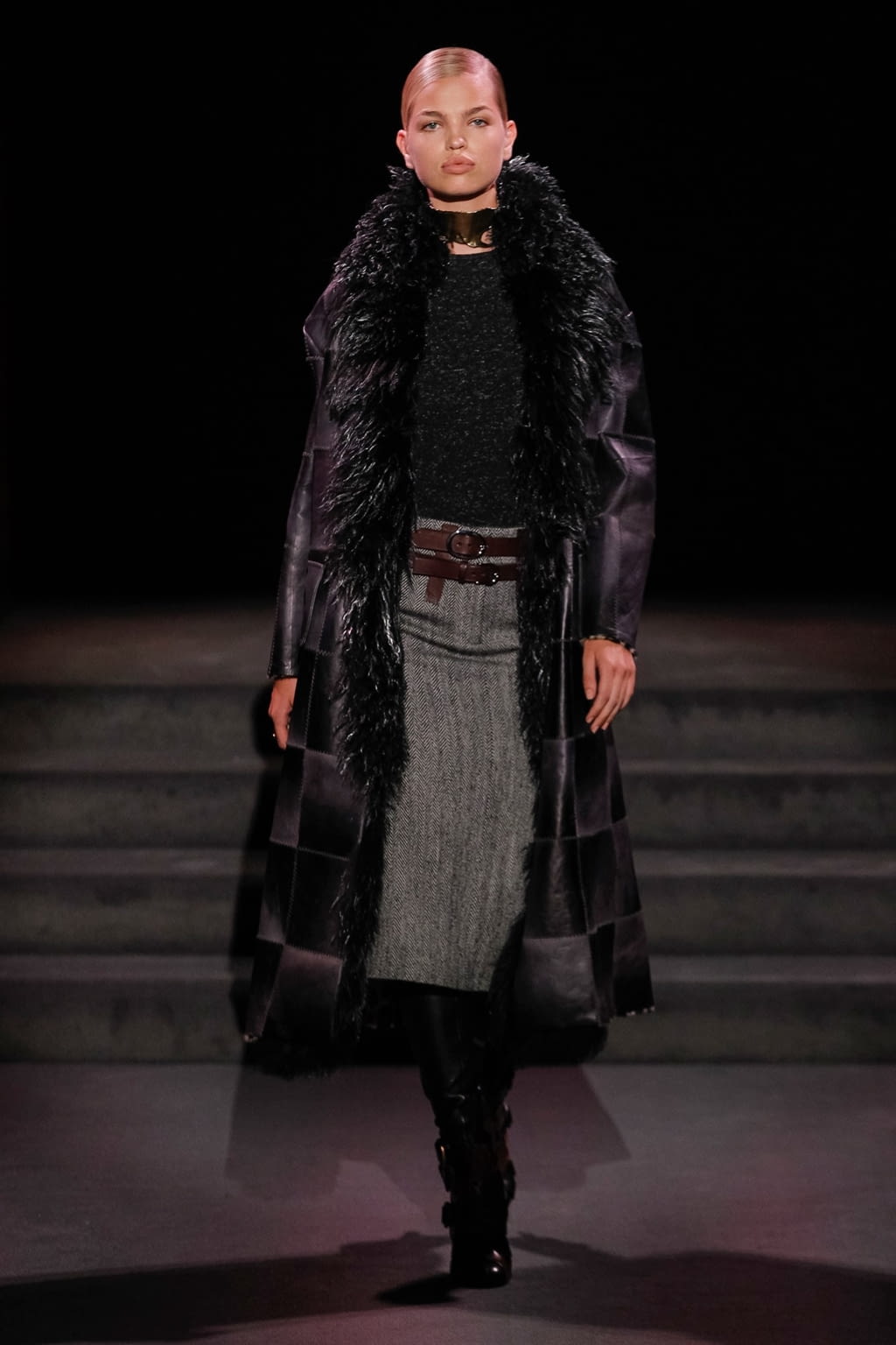Fashion Week New York Fall/Winter 2016 look 12 from the Tom Ford collection womenswear
