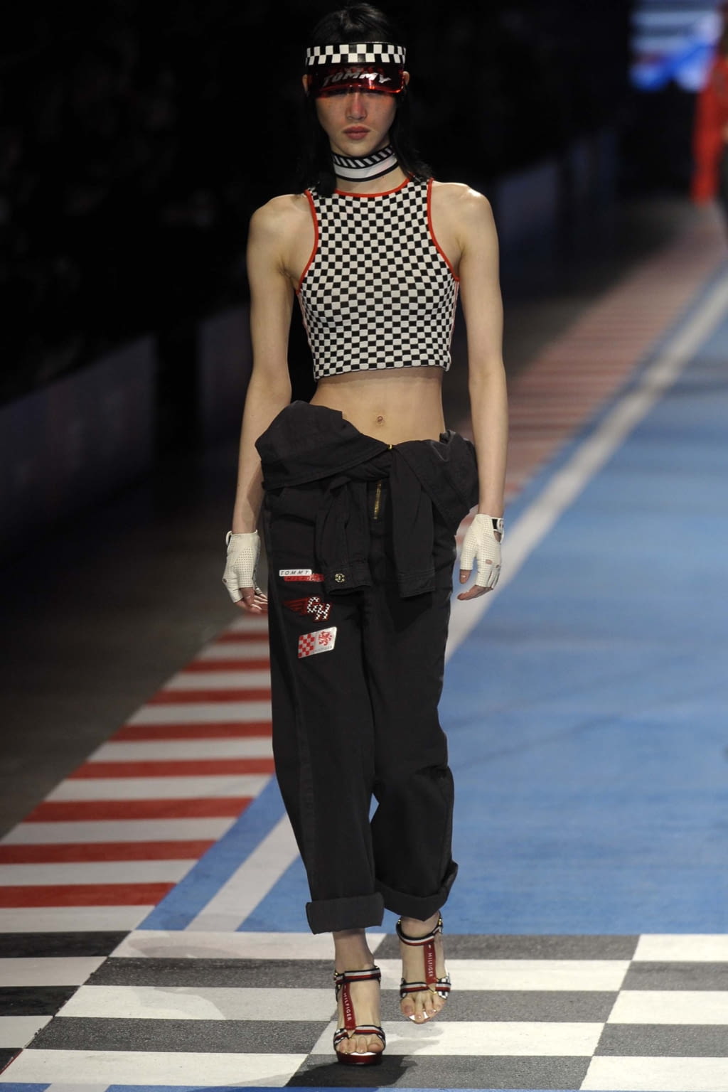 Fashion Week Milan Spring/Summer 2018 look 12 from the Tommy Hilfiger collection 女装