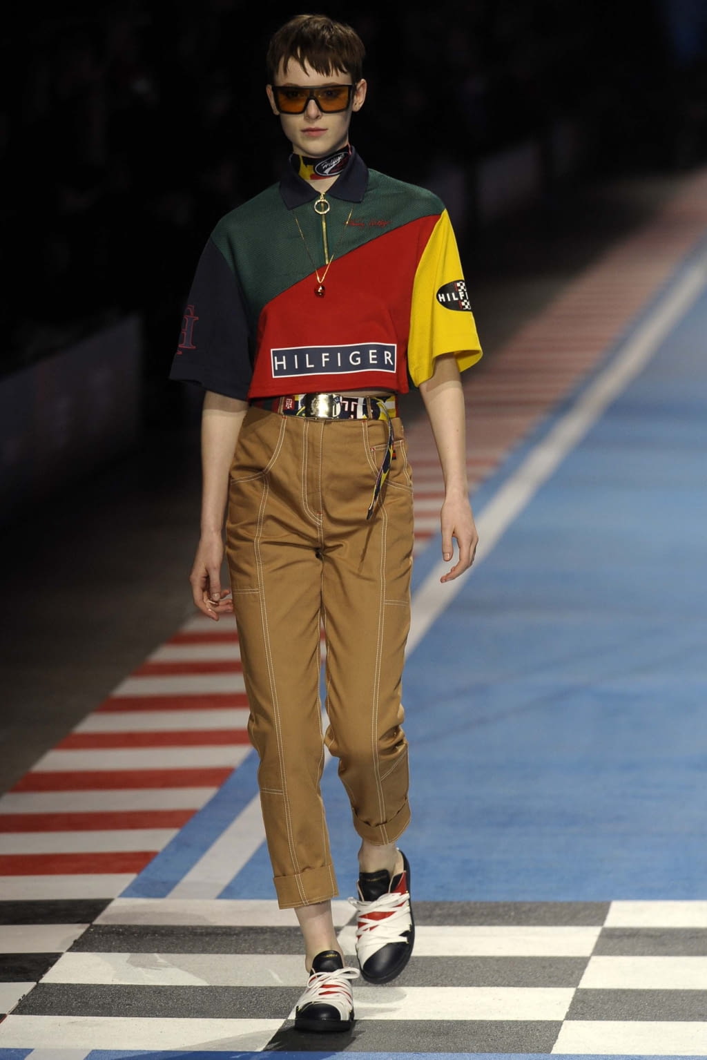 Fashion Week Milan Spring/Summer 2018 look 54 from the Tommy Hilfiger collection womenswear