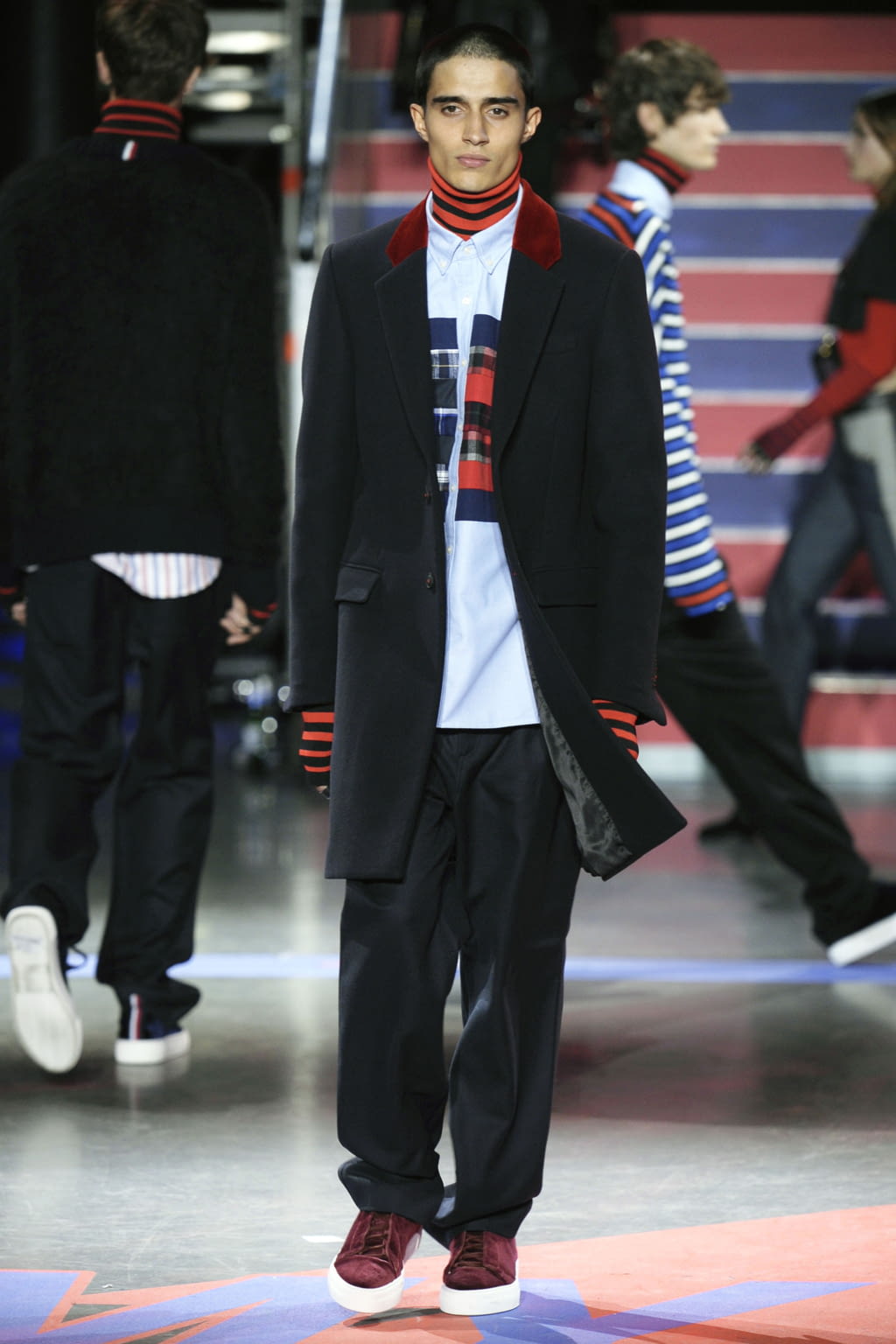 Fashion Week London Fall/Winter 2017 look 12 from the Tommy Hilfiger collection 女装