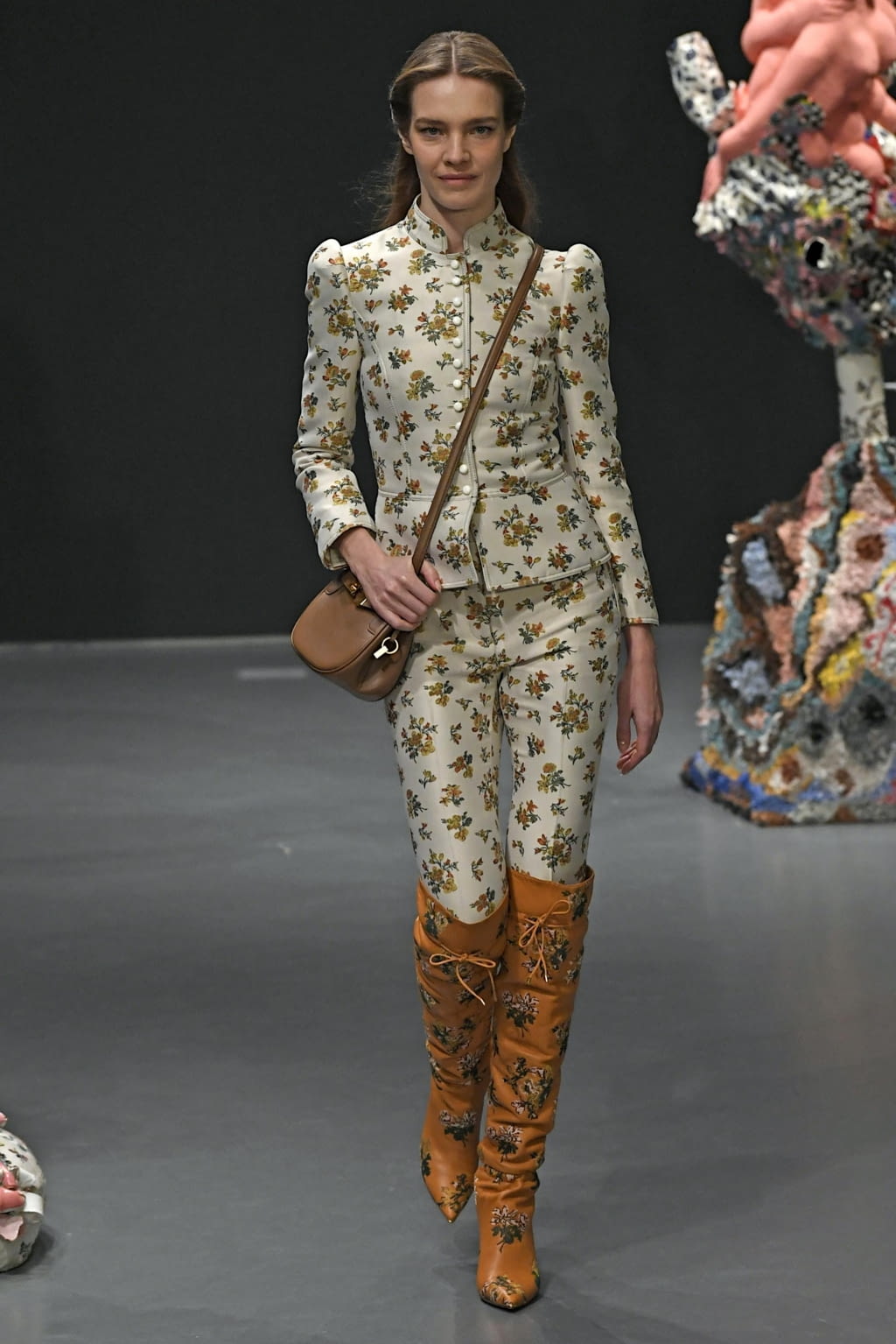 Fashion Week New York Fall/Winter 2020 look 1 from the Tory Burch collection womenswear