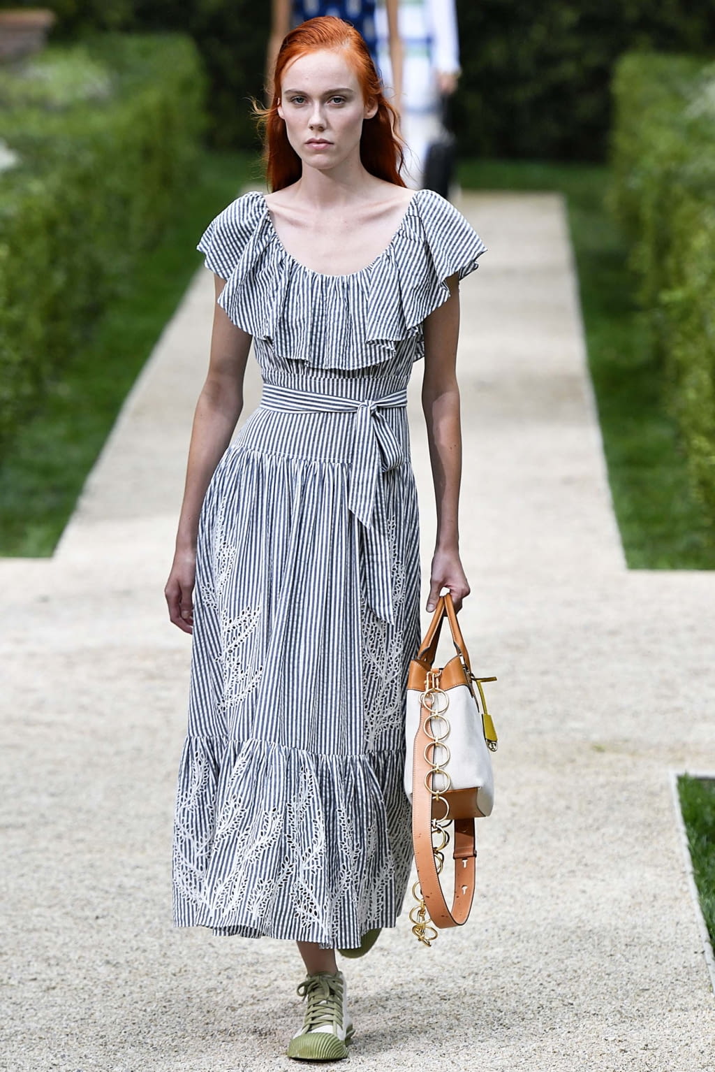 Fashion Week New York Spring/Summer 2019 look 38 from the Tory Burch collection 女装