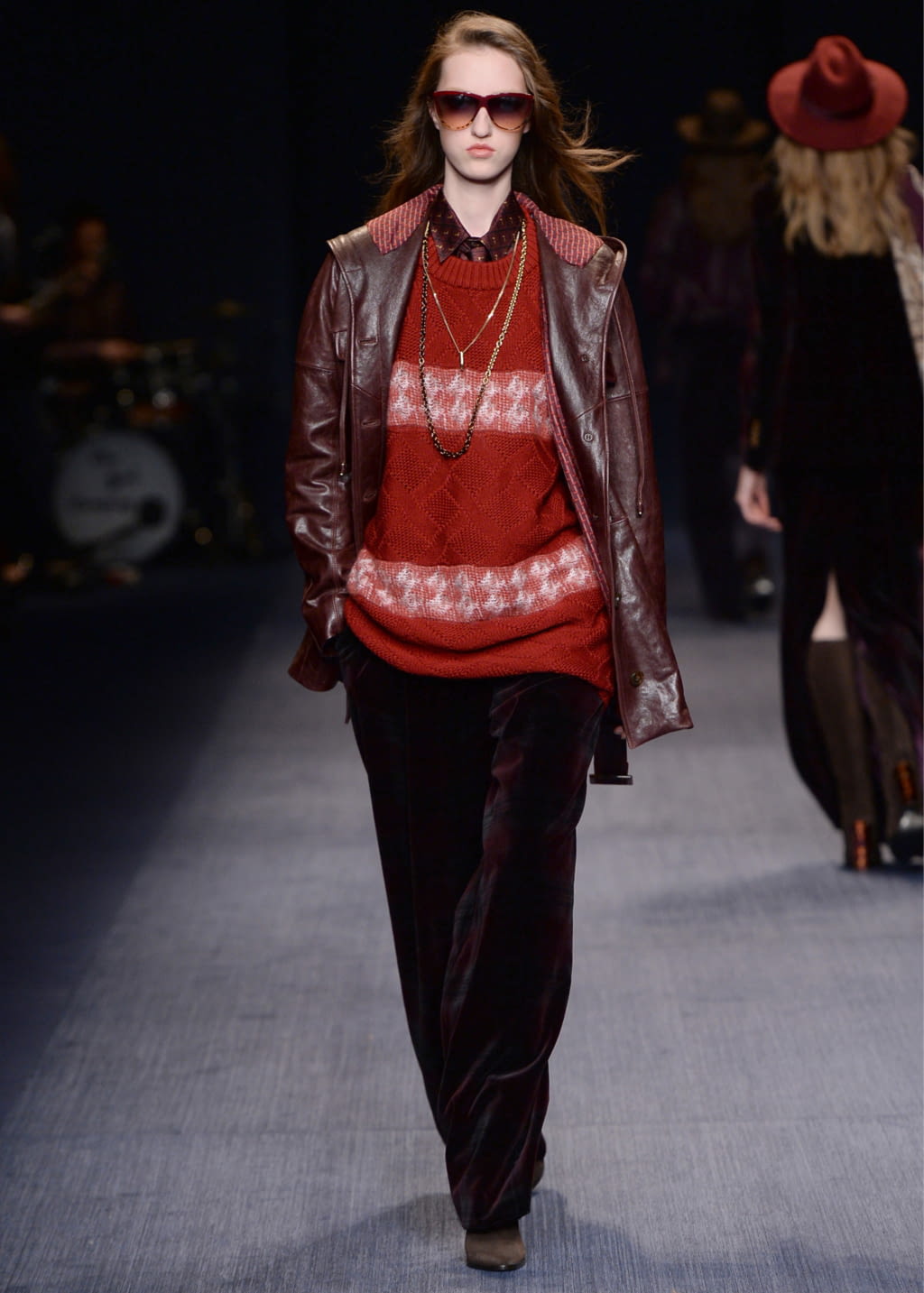 Fashion Week Milan Fall/Winter 2016 look 32 from the Trussardi collection 女装