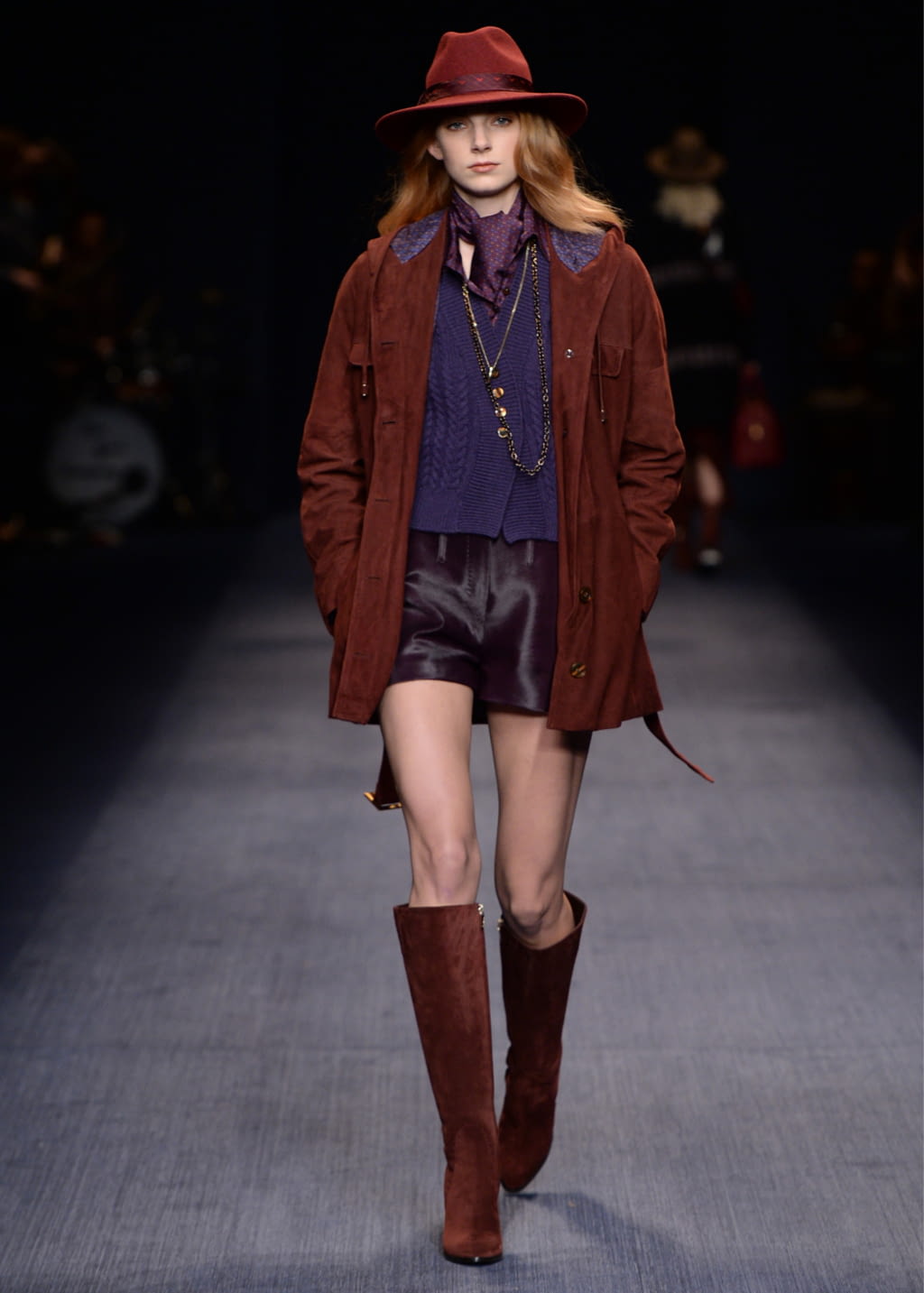 Fashion Week Milan Fall/Winter 2016 look 36 from the Trussardi collection 女装