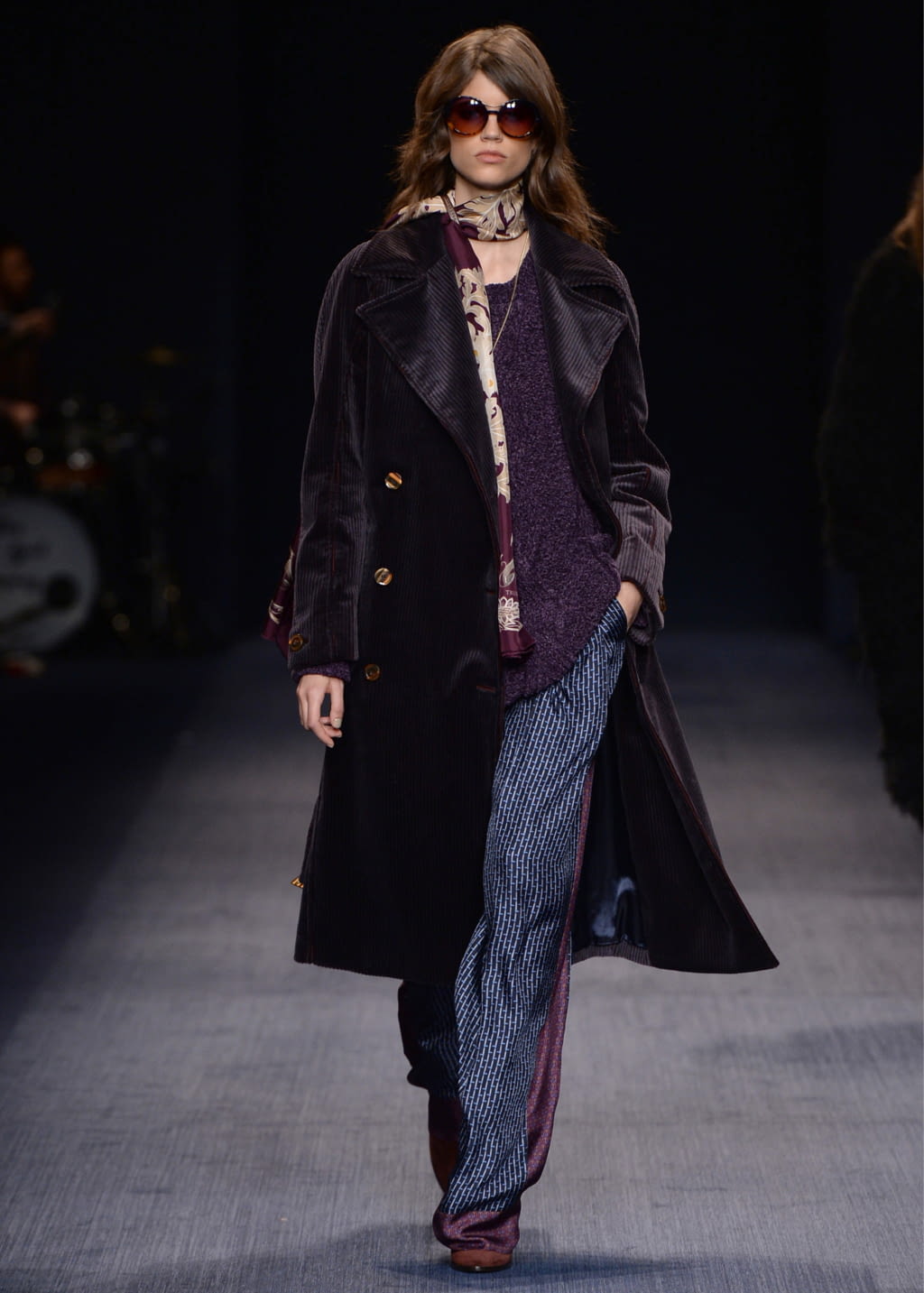 Fashion Week Milan Fall/Winter 2016 look 37 from the Trussardi collection womenswear