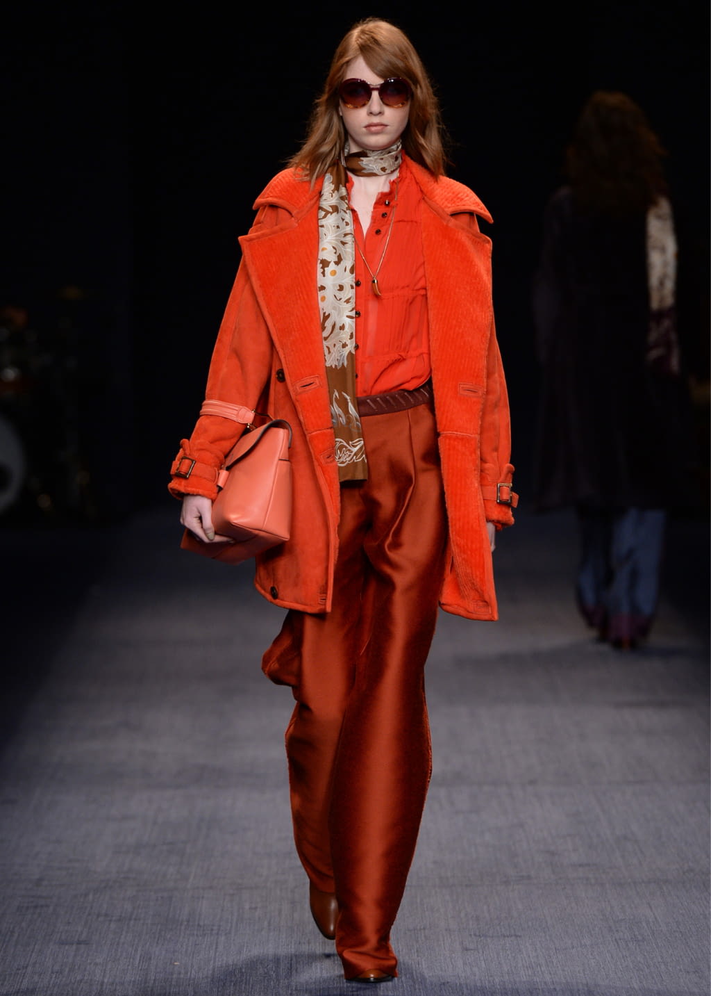 Fashion Week Milan Fall/Winter 2016 look 39 from the Trussardi collection 女装