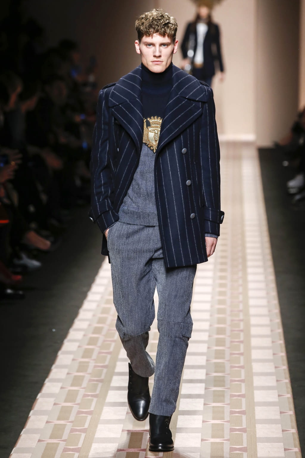 Fashion Week Milan Fall/Winter 2017 look 33 from the Trussardi collection 女装