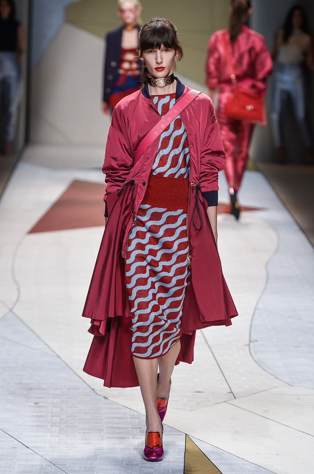 Fashion Week Milan Spring/Summer 2017 look 10 de la collection Trussardi womenswear