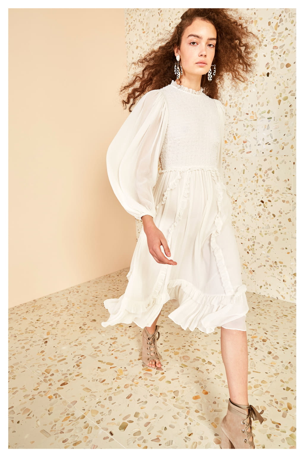 Fashion Week New York Pre-Fall 2018 look 7 from the Ulla Johnson collection womenswear