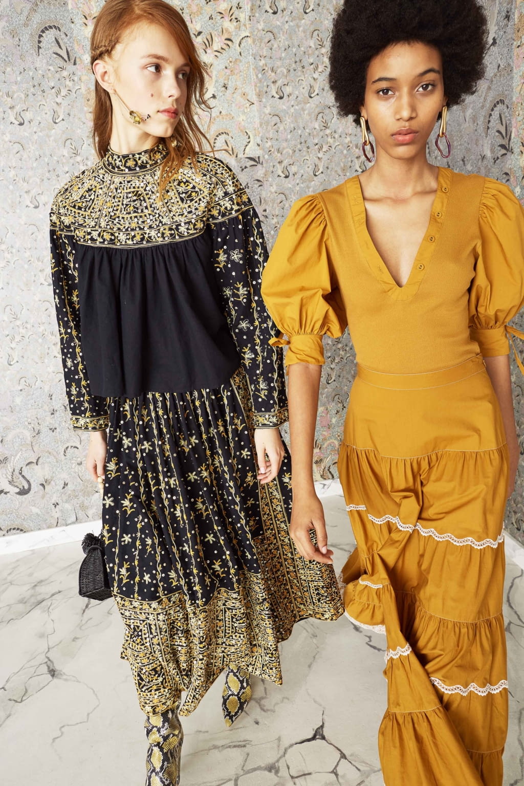 Fashion Week New York Pre-Fall 2019 look 19 from the Ulla Johnson collection 女装