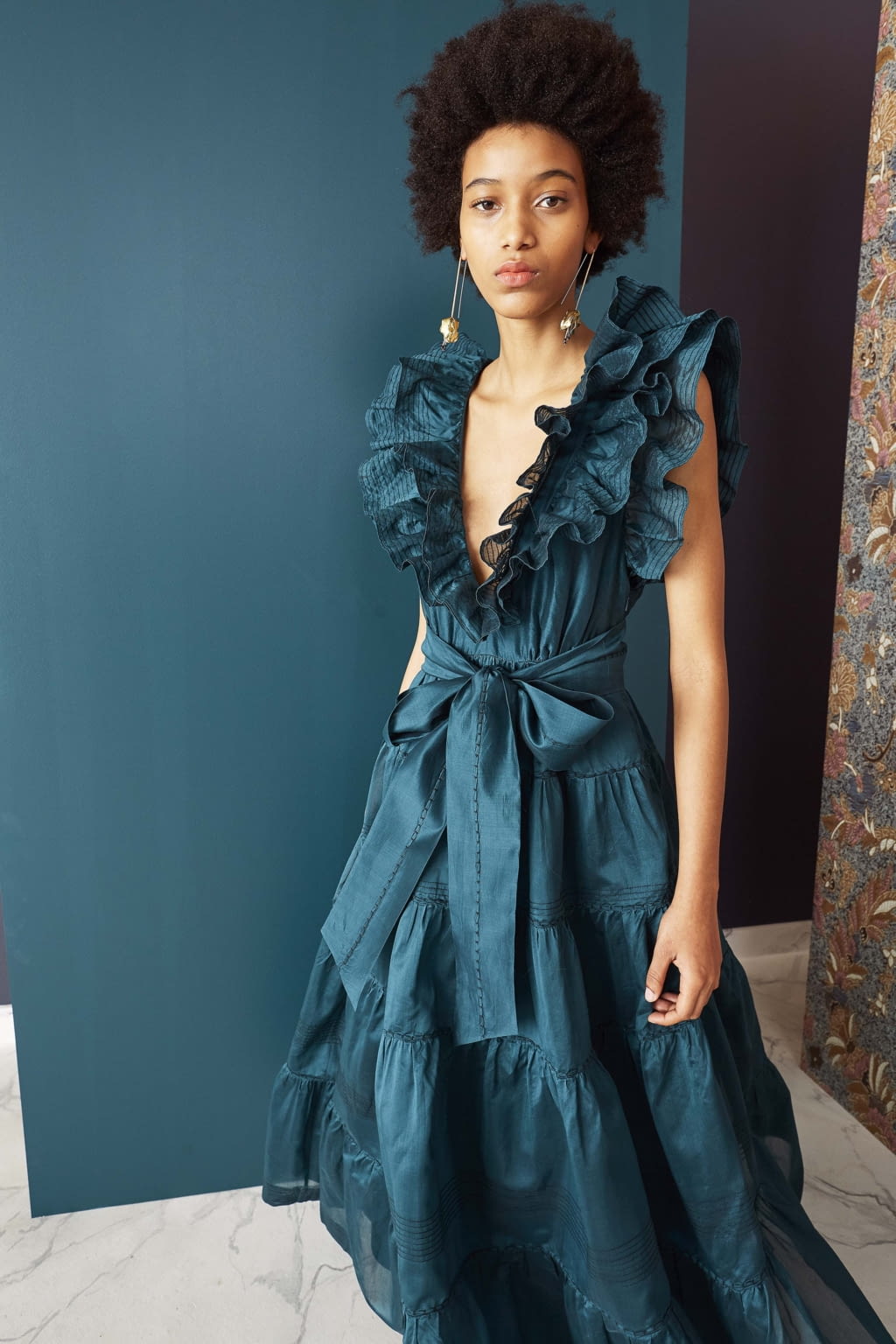 Fashion Week New York Pre-Fall 2019 look 28 from the Ulla Johnson collection womenswear