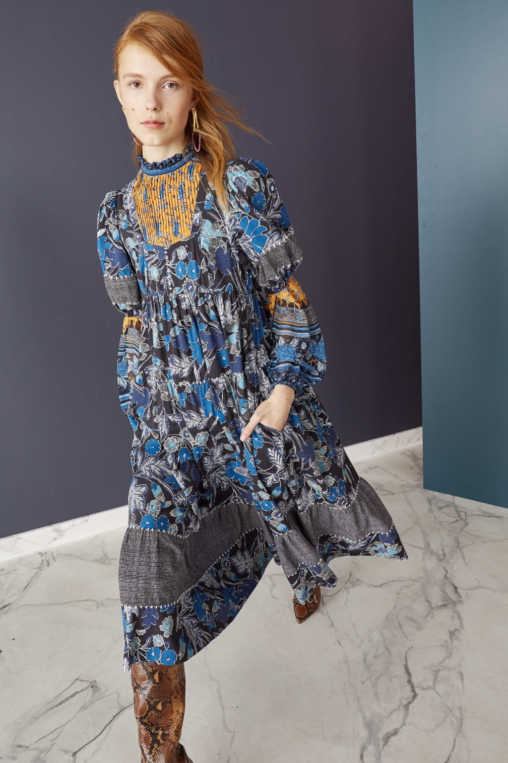 Fashion Week New York Pre-Fall 2019 look 30 from the Ulla Johnson collection womenswear