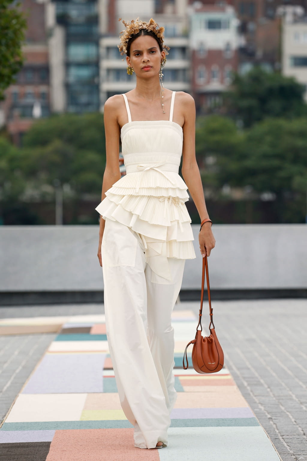 Fashion Week New York Spring/Summer 2021 look 34 from the Ulla Johnson collection womenswear