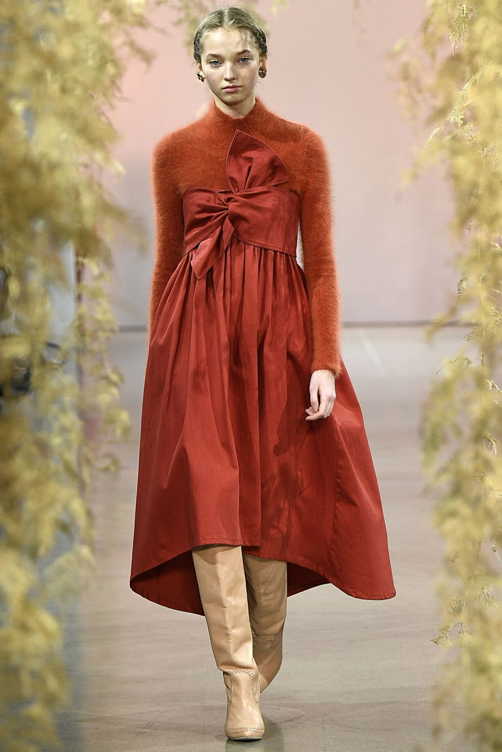 Fashion Week New York Fall/Winter 2018 look 1 de la collection Ulla Johnson womenswear