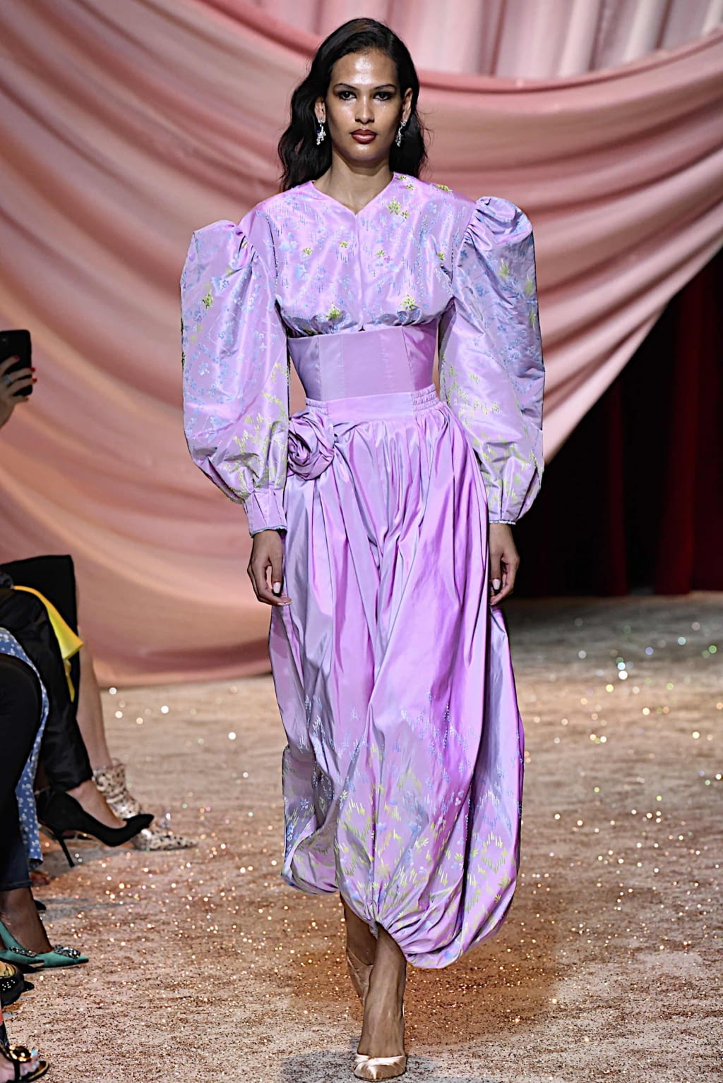 Fashion Week Paris Fall/Winter 2019 look 9 from the Ulyana Sergeenko collection 高级定制