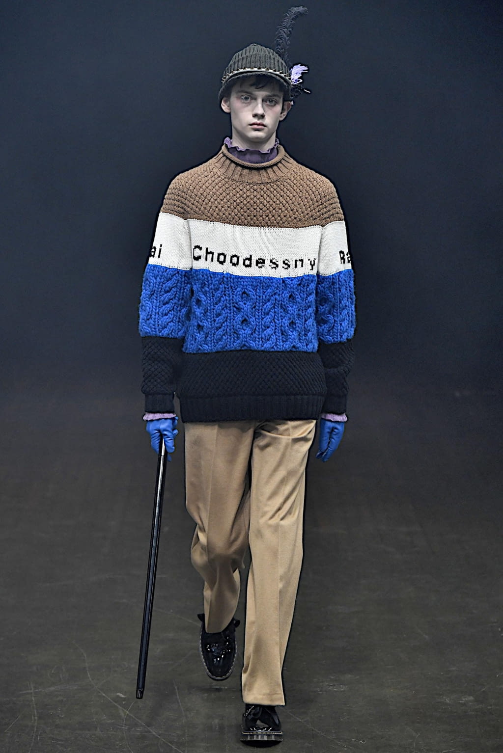 Fashion Week Paris Fall/Winter 2019 look 7 from the Undercover collection menswear