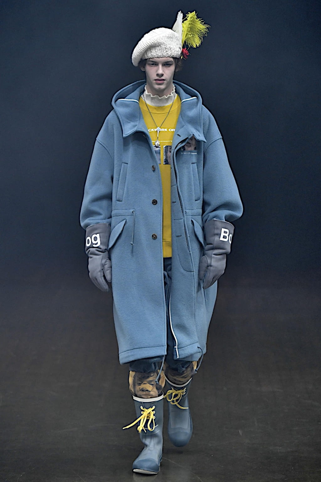 Fashion Week Paris Fall/Winter 2019 look 28 from the Undercover collection 男装