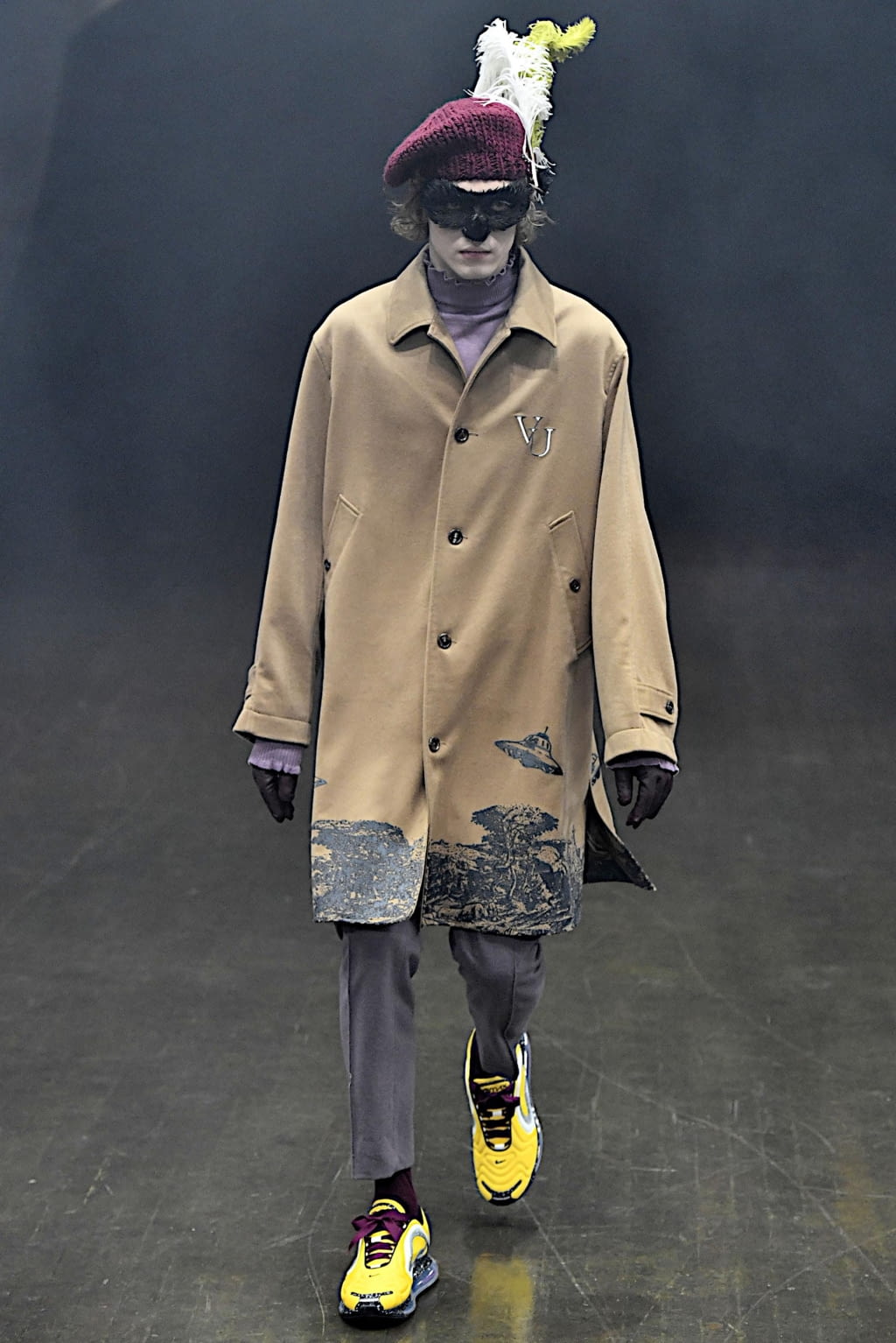 Fashion Week Paris Fall/Winter 2019 look 44 from the Undercover collection 男装