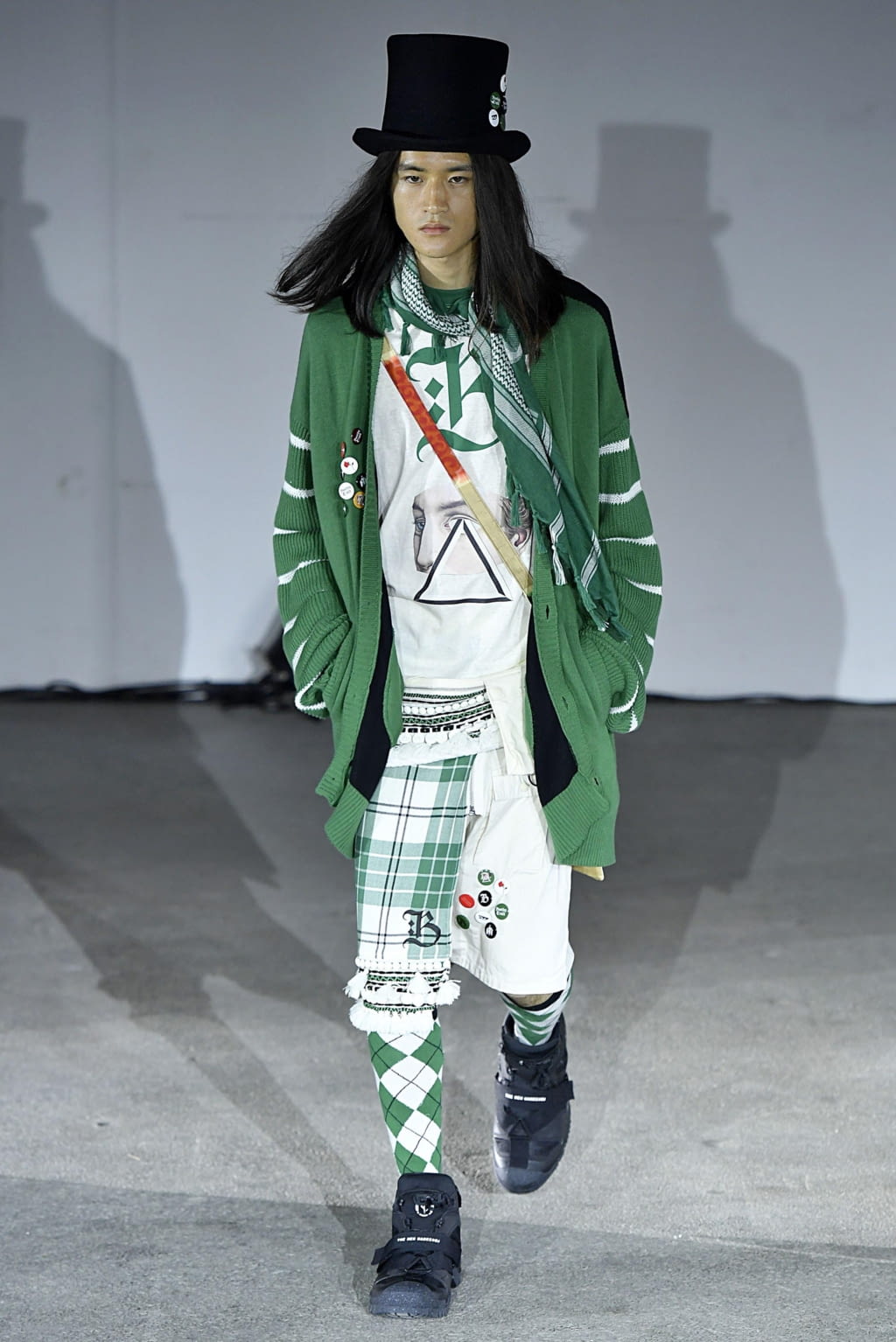 Fashion Week Paris Spring/Summer 2019 look 11 from the Undercover collection 男装