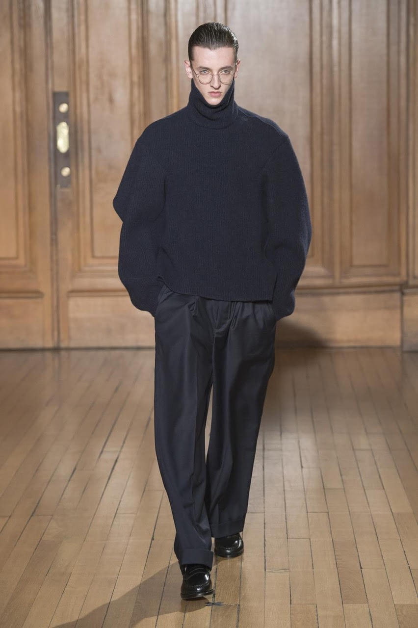 Fashion Week Paris Fall/Winter 2018 look 20 from the Hed Mayner collection 男装