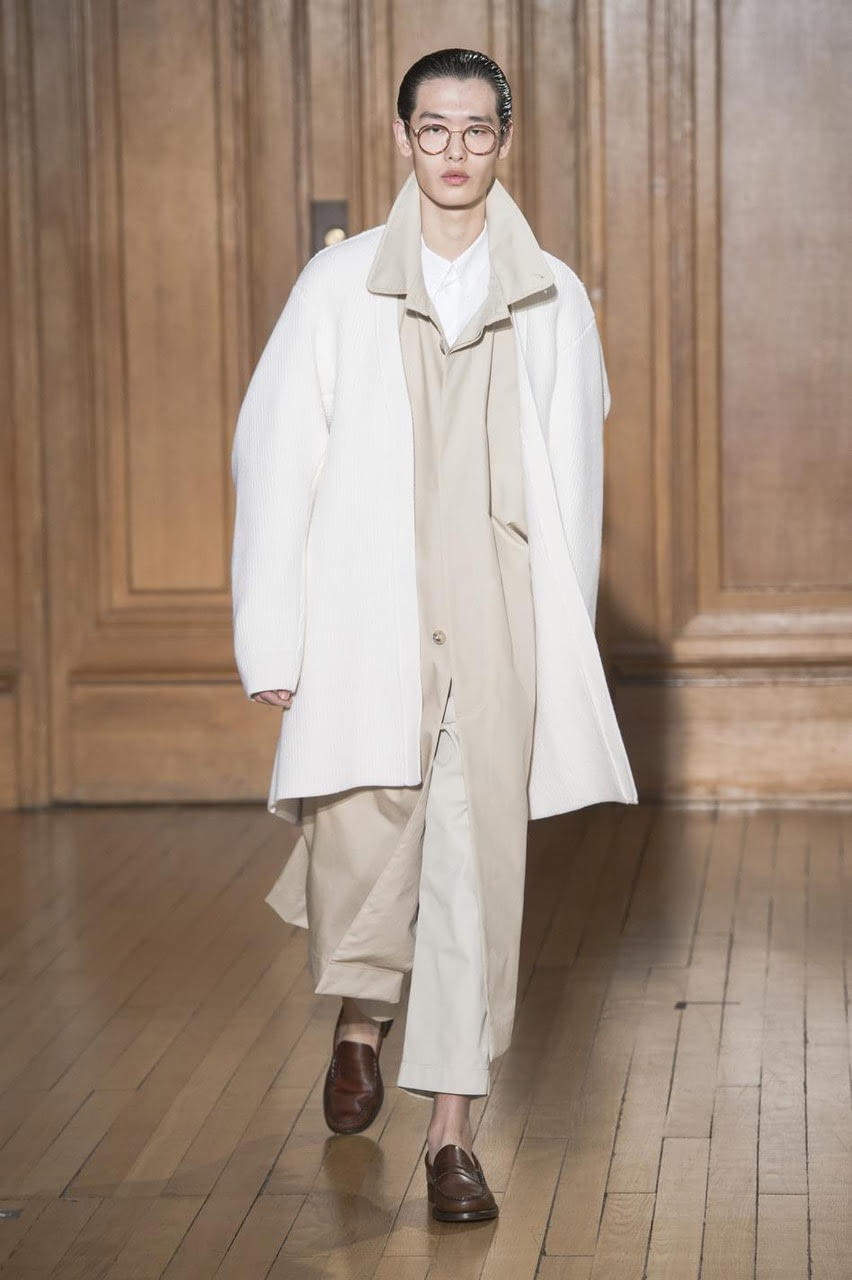 Fashion Week Paris Fall/Winter 2018 look 14 from the Hed Mayner collection menswear