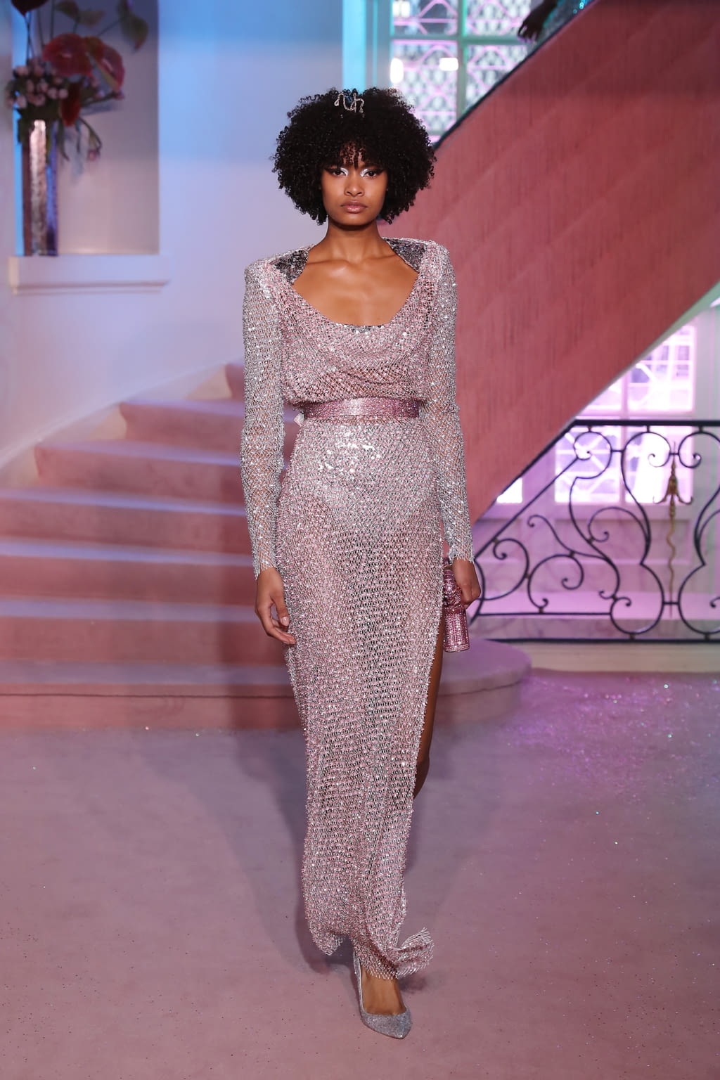 Fashion Week Paris Spring/Summer 2020 look 8 from the Ulyana Sergeenko collection couture