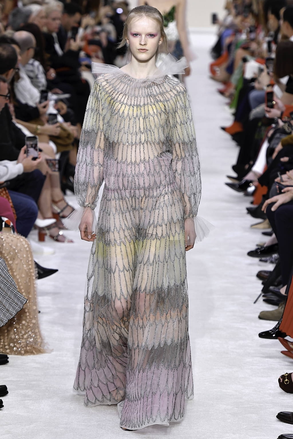 Fashion Week Paris Fall/Winter 2019 look 50 from the Valentino collection womenswear