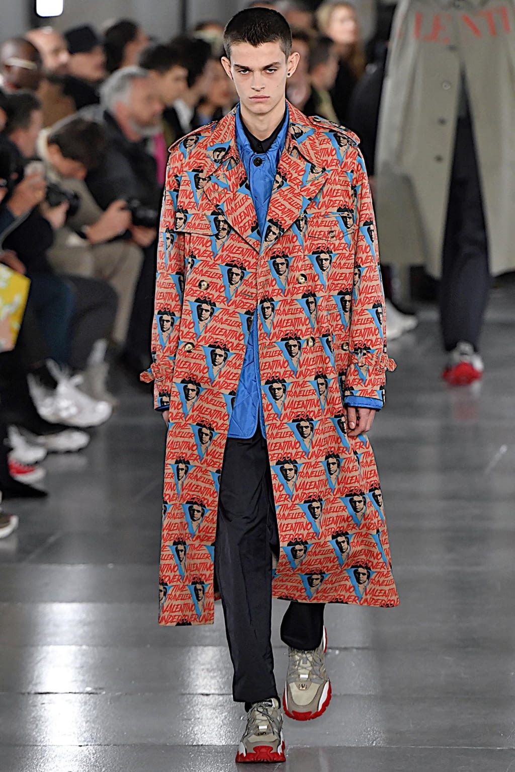 Fashion Week Paris Fall/Winter 2019 look 46 from the Valentino collection 男装