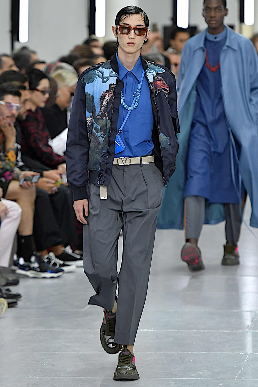 Fashion Week Paris Spring/Summer 2020 look 12 from the Valentino collection menswear