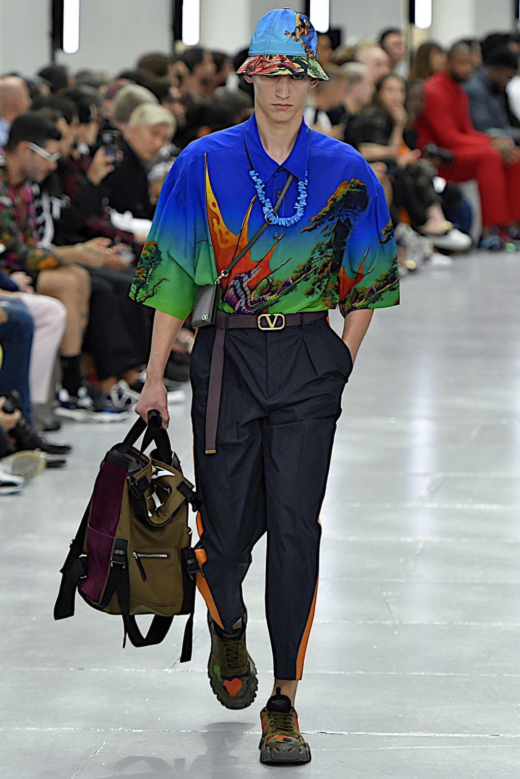 Fashion Week Paris Spring/Summer 2020 look 47 from the Valentino collection menswear