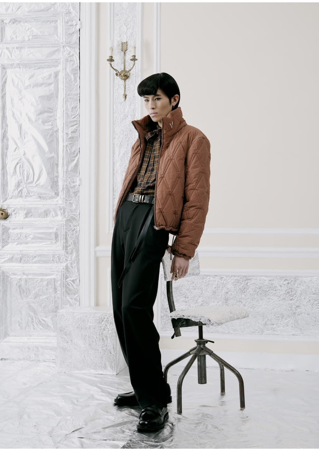 Fashion Week Paris Fall/Winter 2022 look 23 from the Valette Studio collection menswear