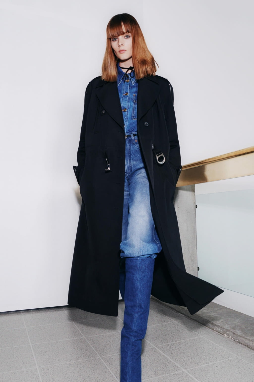 Fashion Week New York Fall/Winter 2021 look 19 from the Victoria Beckham collection 女装