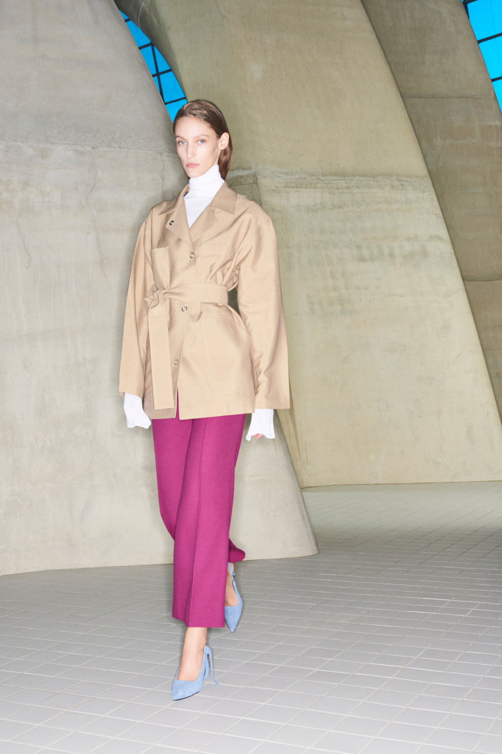 Fashion Week New York Pre-Fall 2018 look 12 from the Victoria Beckham collection womenswear