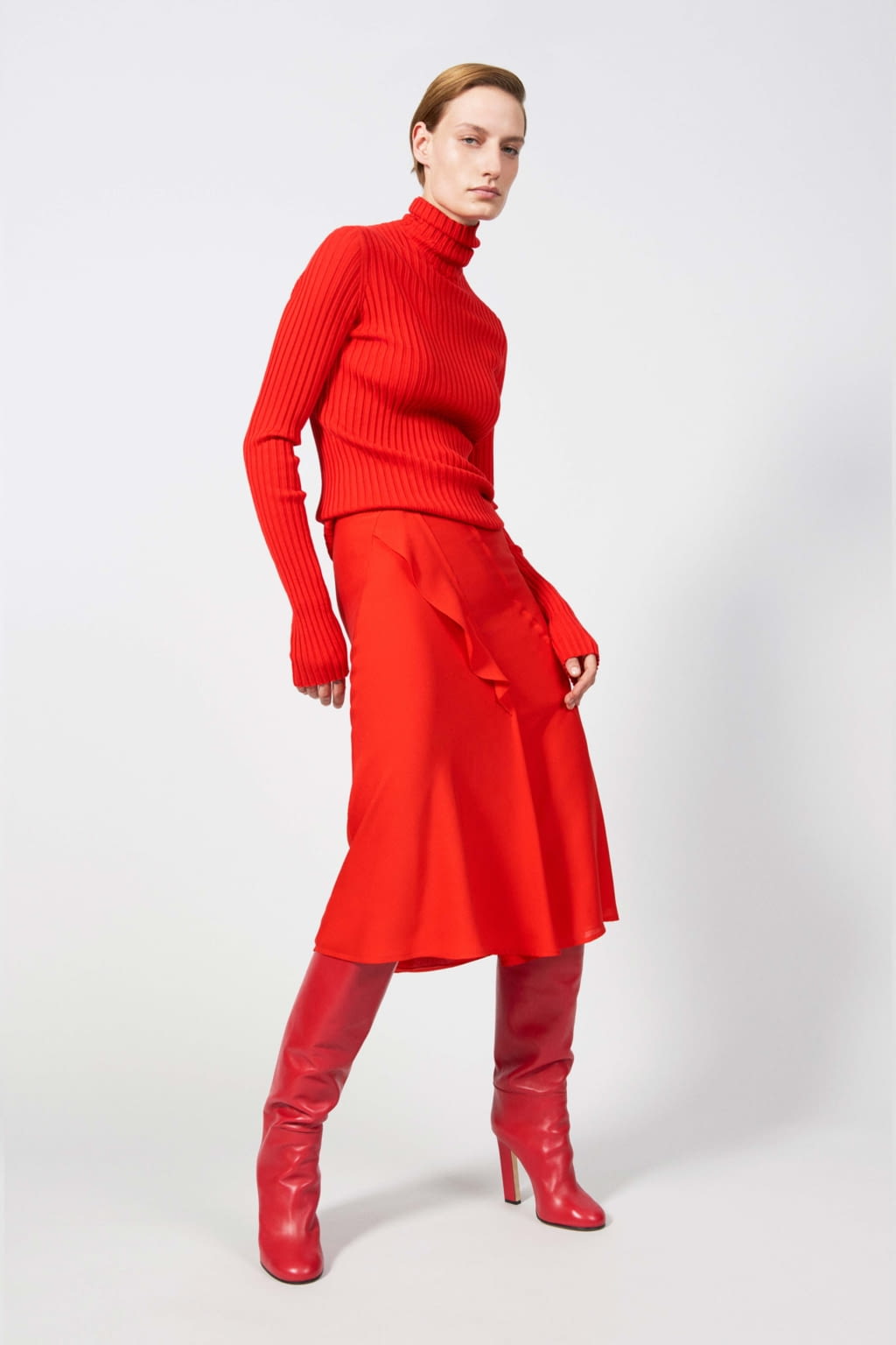 Fashion Week New York Resort 2019 look 10 from the Victoria Beckham collection 女装