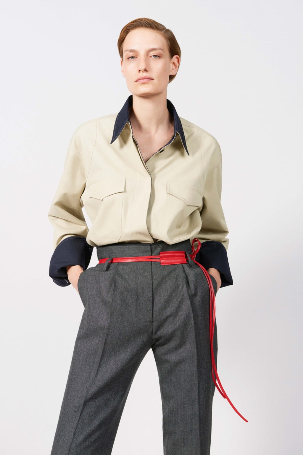 Fashion Week New York Resort 2019 look 6 from the Victoria Beckham collection womenswear