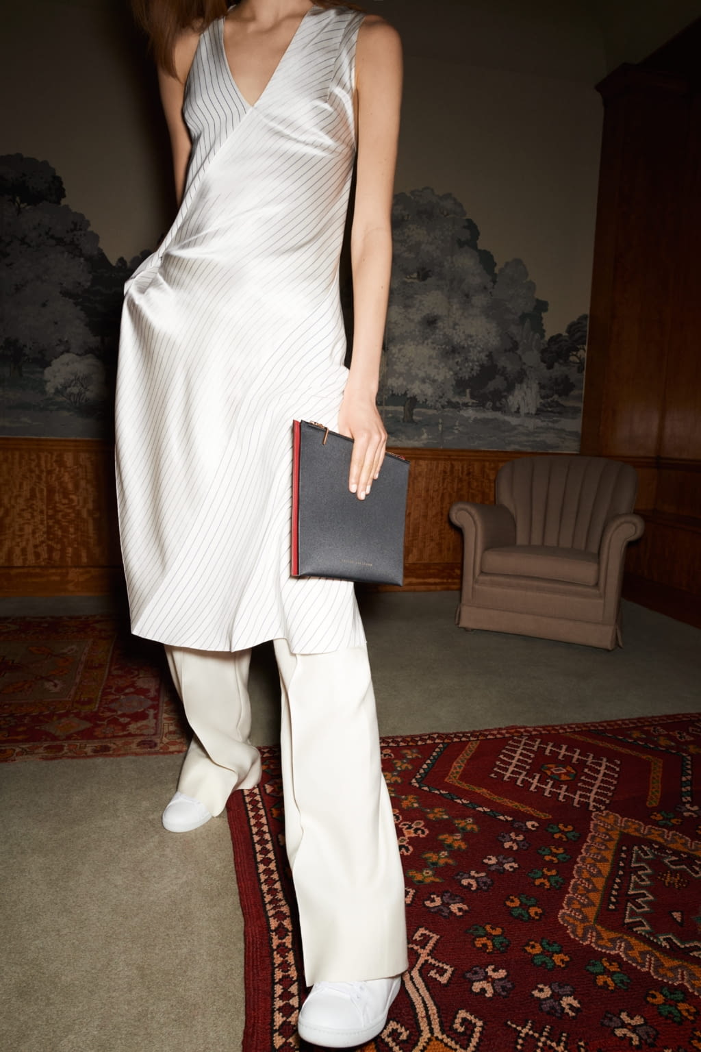 Fashion Week New York Pre-Fall 2017 look 15 from the Victoria Beckham collection womenswear